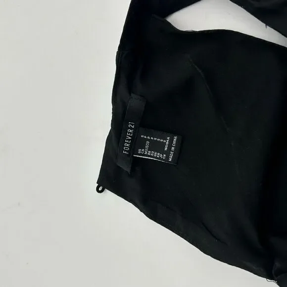 forever 21 black short dress - Picture 3 of 4